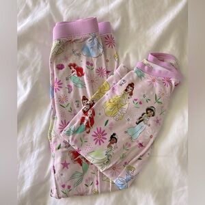 Little Sleepies OG Disney Princesses Pink 5/6 Two-Piece Long Sleeve Pajamas